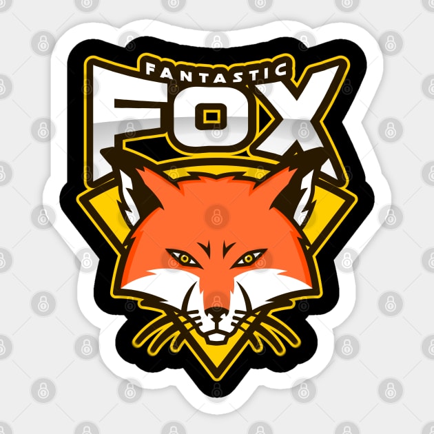 Fantastic Fox Sticker by Ben Foumen